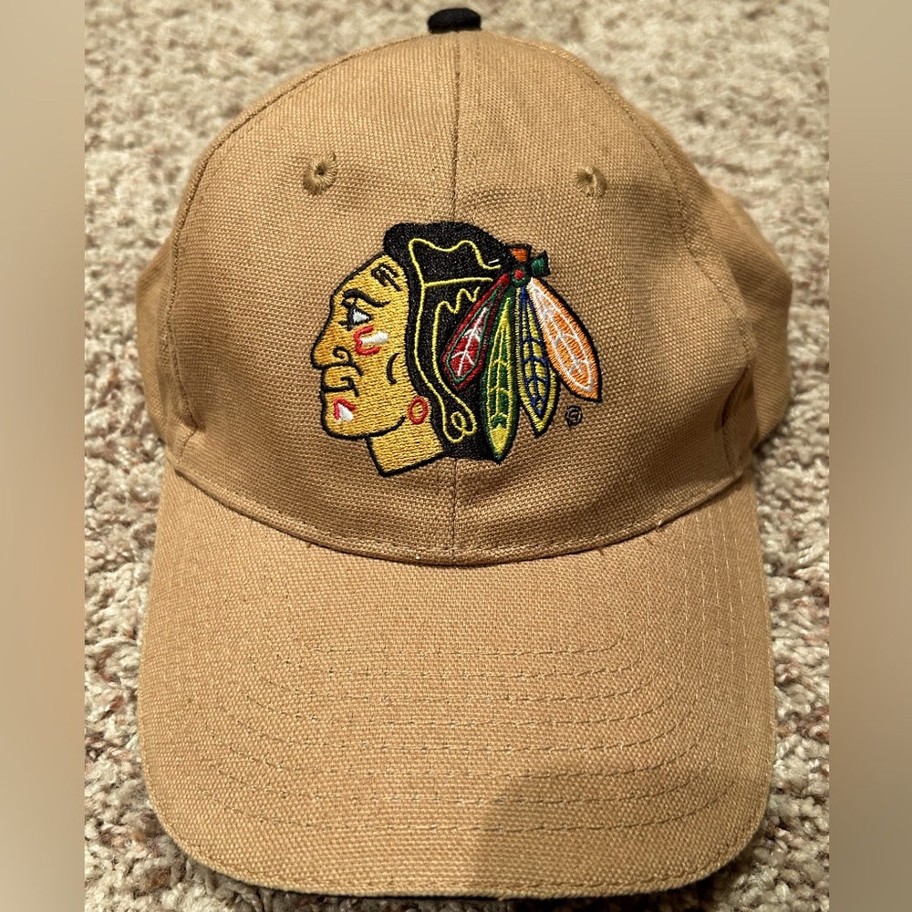 Kick10 Blackhawks Brown Velcro Hat